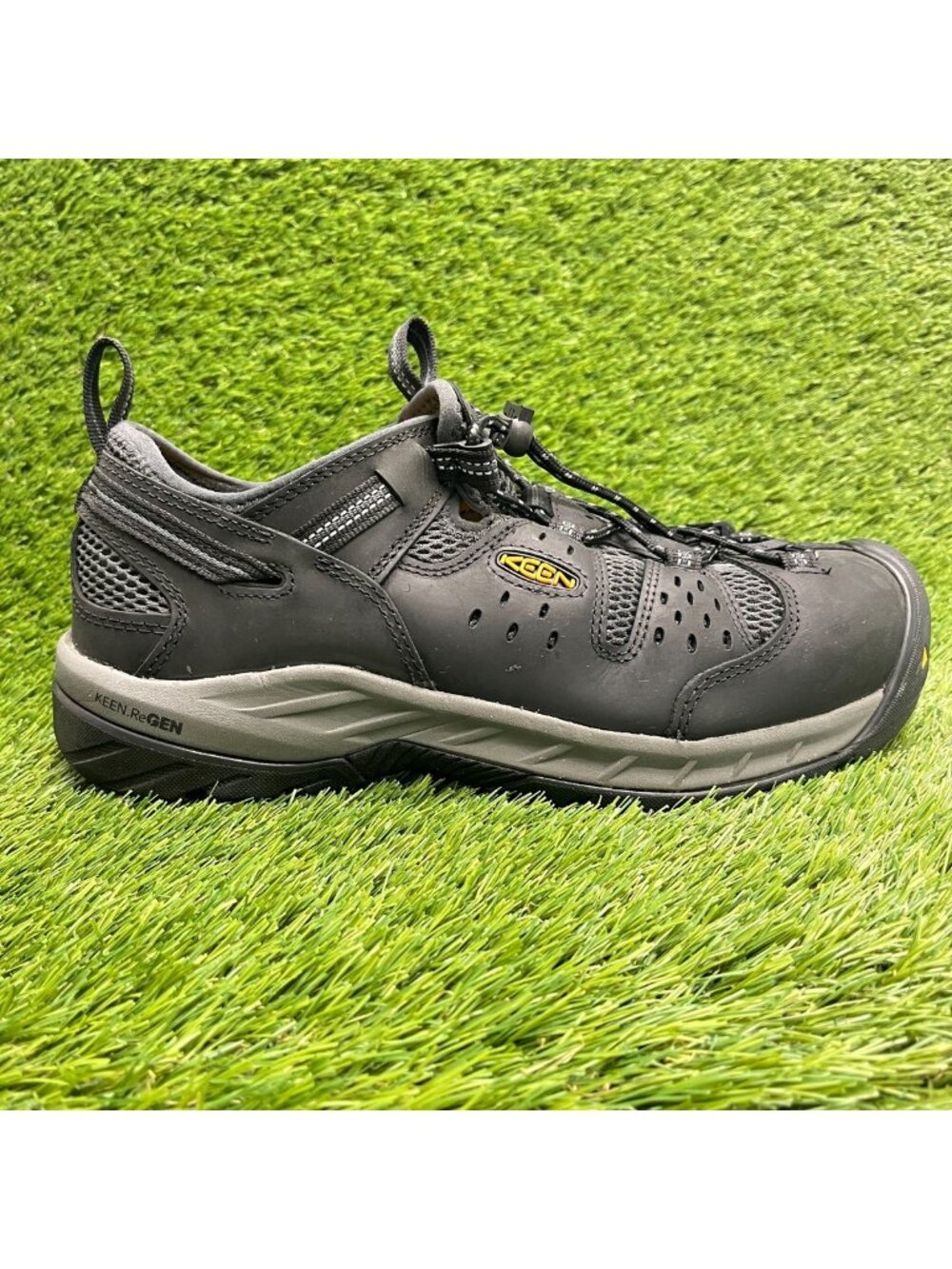Keen Utility Atlanta Cool II Mens Size 11.5EE Black Steel Toe Safety Work Shoes